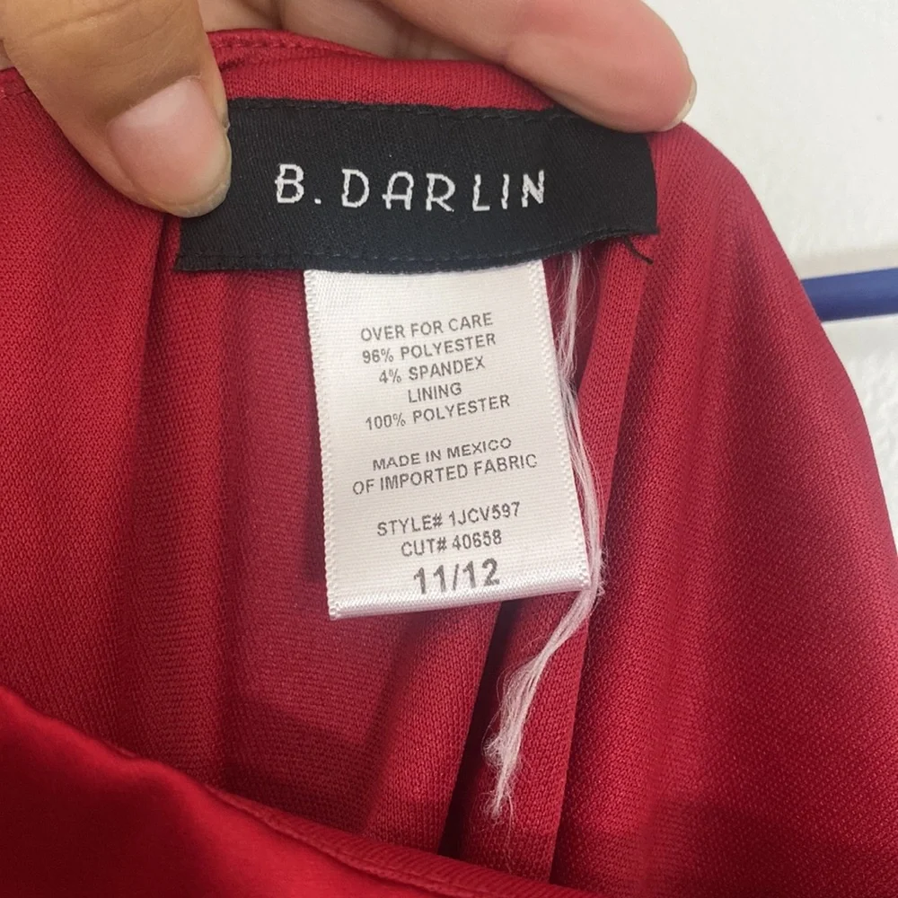 B.DARLIN RED DRESS - Picture 2 of 4